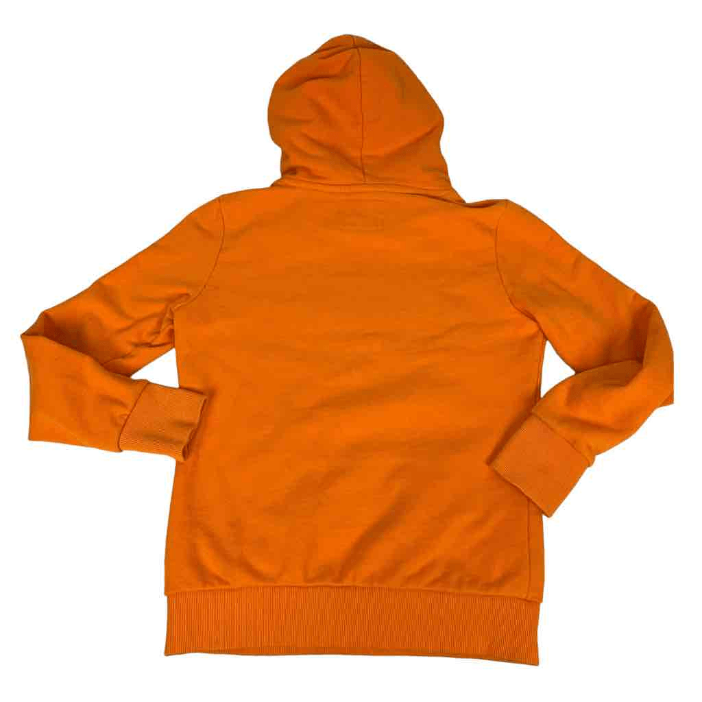 Superdry 極度乾燥しなさい★イエロー＆オレンジ ロゴ☆フーディ NEW 早いもの勝ち 日本未入荷 superdry 冒険魂 送料無料