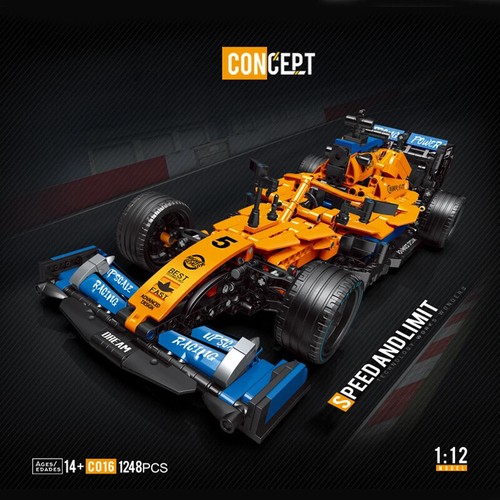 Remote Control Racing Car 1089pcs High-tech Building Blocks Fits F1 Models - Picture 4 of 15