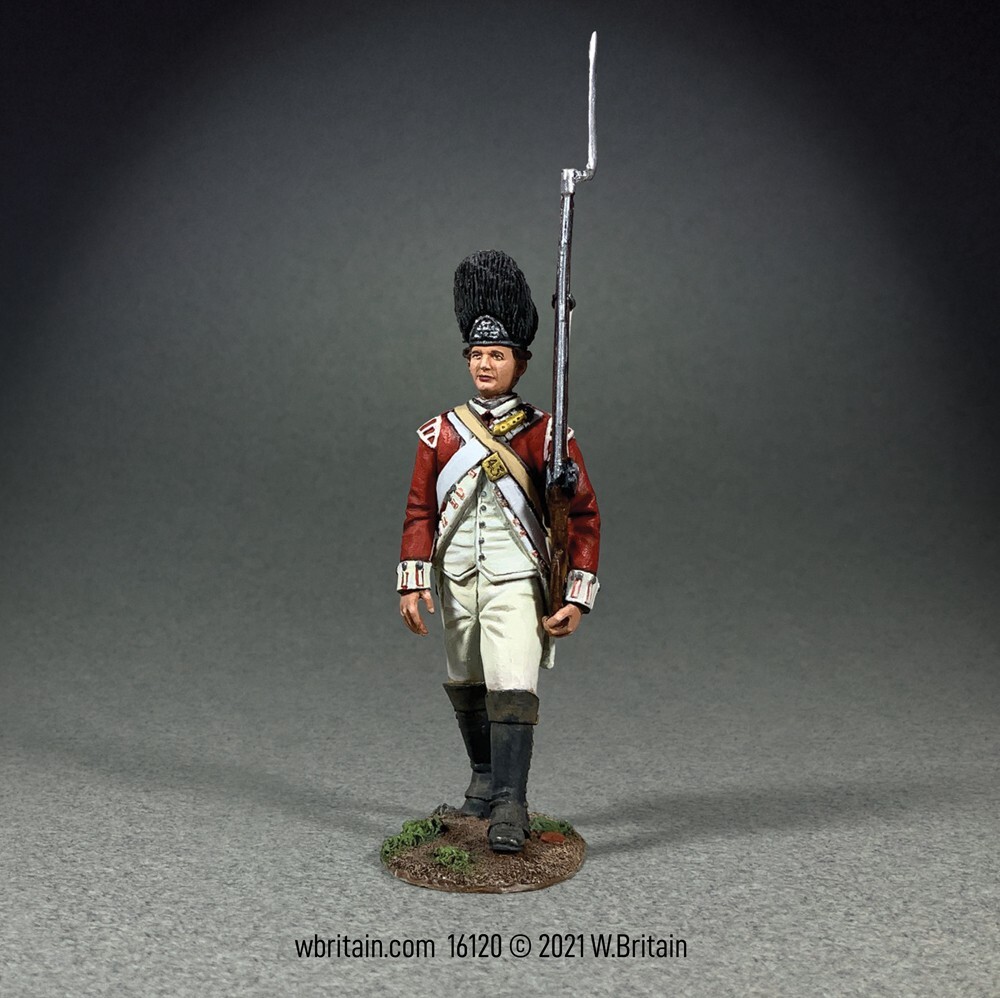 BRITAINS SOLDIERS Clash of Empires 16120 43 Regiment of Foot Grenadier Marching