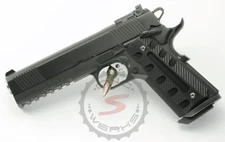 1911 Grips Aluminum CNC S WERKS Thetis Full Size Black