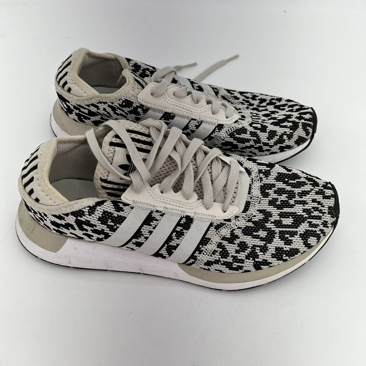Adidas Swift Run X Leopard Print Running Shoes Women's Size US