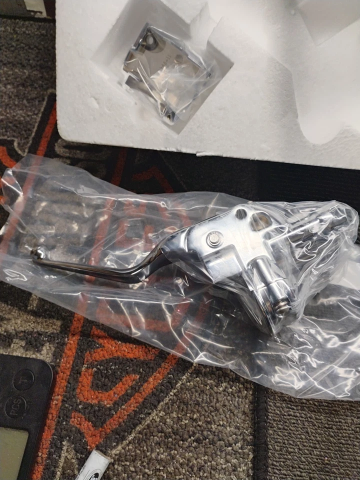 Chrome H/B Control Kit 14mm W/O Switches Fits 14-19XL Art No 22-0841 - Image 3 of 4