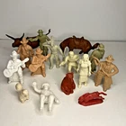 Lot Of 15 Vintage 1950’s Marx Cowboy & Indian 60mm Squaw Longhorn, Horse Etc.