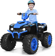 12V Kids Ride on ATV, 4 Wheeler Electric Vehicle for Toddlers, Battery Powered M