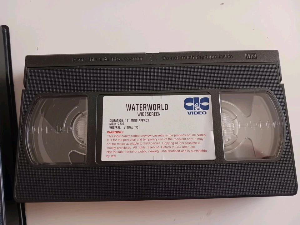 Waterworld Vhs CIC Preview Individually Coded Promo Tape Widescreen 1995 Rare - Image 2 of 4