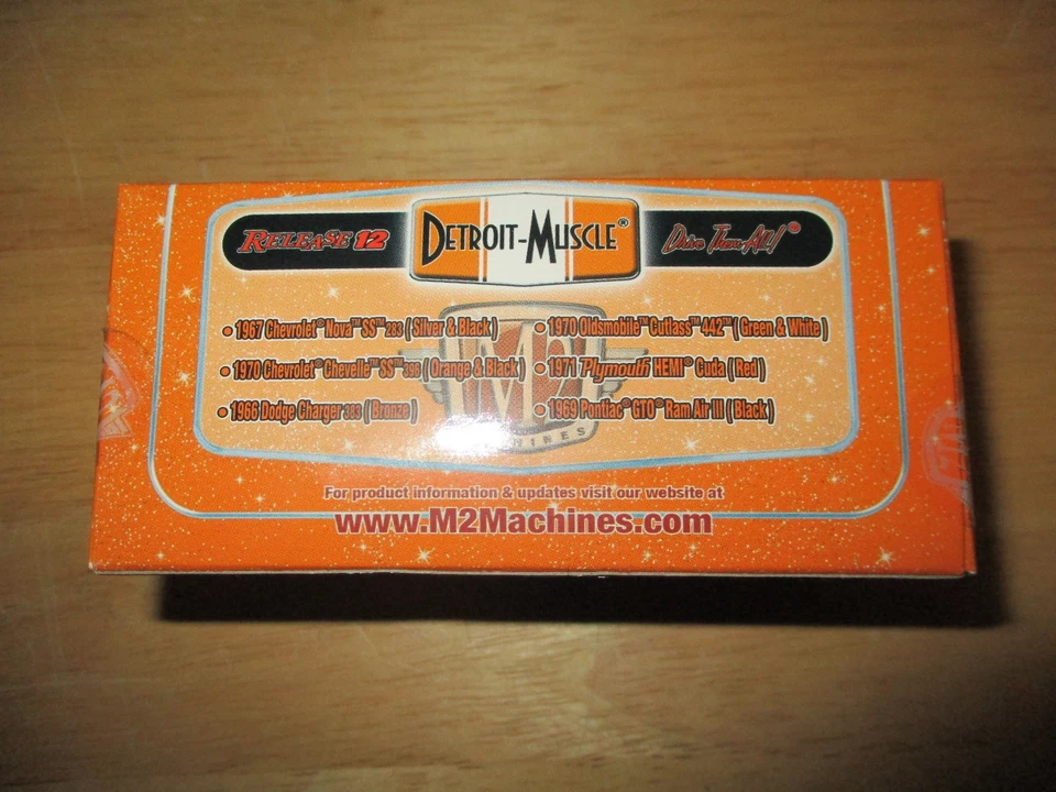 M2 Detroit Muscle 1971 Plymouth Hemi Cuda 10-17 Chase MIP - Image 4 of 4