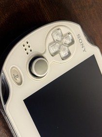 Sony PlayStation Vita 1000 OLED White - 32 GB Sony Memory Card - TESTED - CLEAN