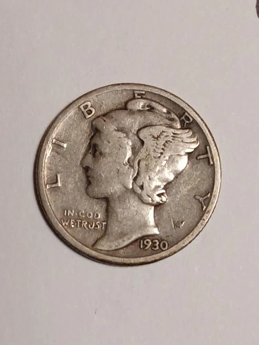 1930-P Mercury Dime — photo from the most recent tracked eBay sale