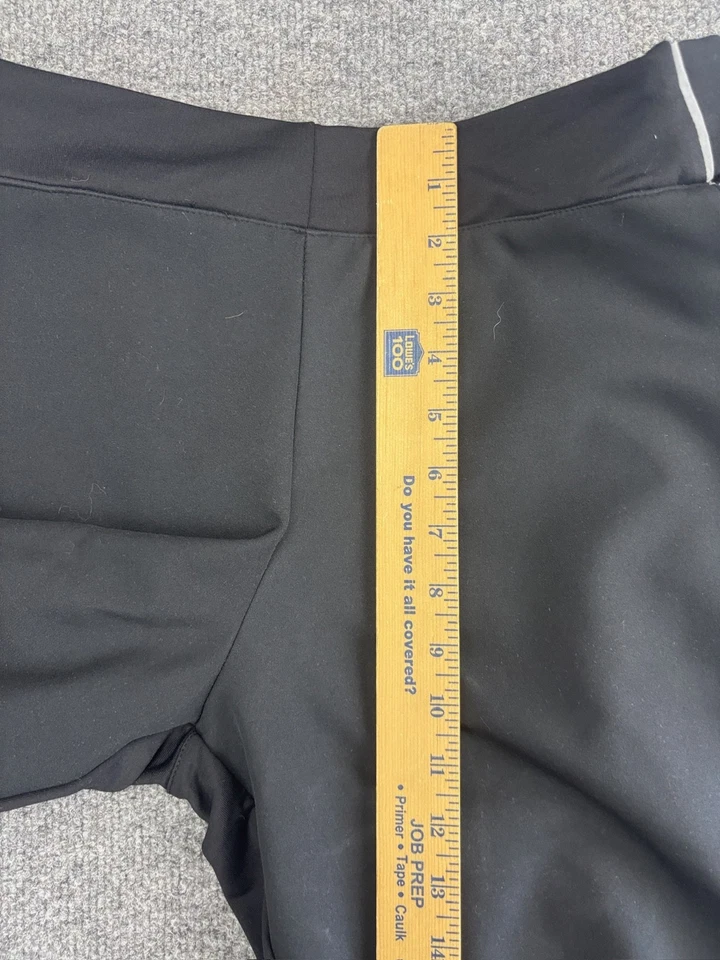 Pantalones activos Title Nine para mujer M negros con cremallera acanalada bolsillos cremalleras al tobillo Foto 4 de 4