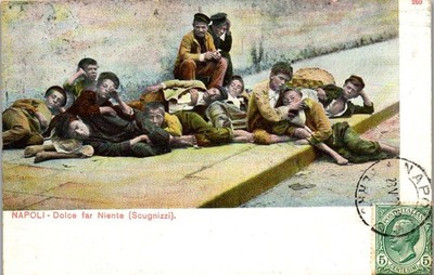 ITALIEN - NEAPEL - dolce far niente (scugnizzi)