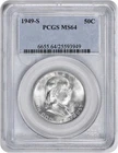1949-S Franklin Silver Half Dollar MS64 PCGS