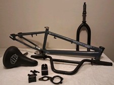 Vintage 2004 DK BMX Six Pack Frame Fork Seat Stem & Bars Lot 4130 Chromoly 
