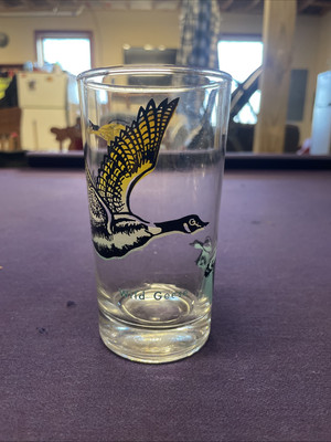 Mid Century Wild Geese Tumbler 5 1/4'' Height Very Good Condition 