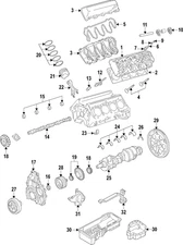 Genuine GM LS Pattern 6-Bolt Crankshaft Flexplate 12654640
