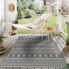 Rugshop Outdoor Rug Modern Bohemian Global Indoor/Outdoor Carpet Out Door Rugs