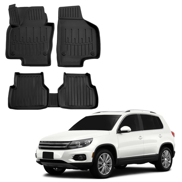 Gummi FußMatten Gummimatten FüR VW Tiguan 2007-2015 5-Tlg Scoutt-image