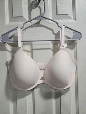 Warners No Side Effects Size 38 DD Light Pink Full Figure Underwire Bra 01356
