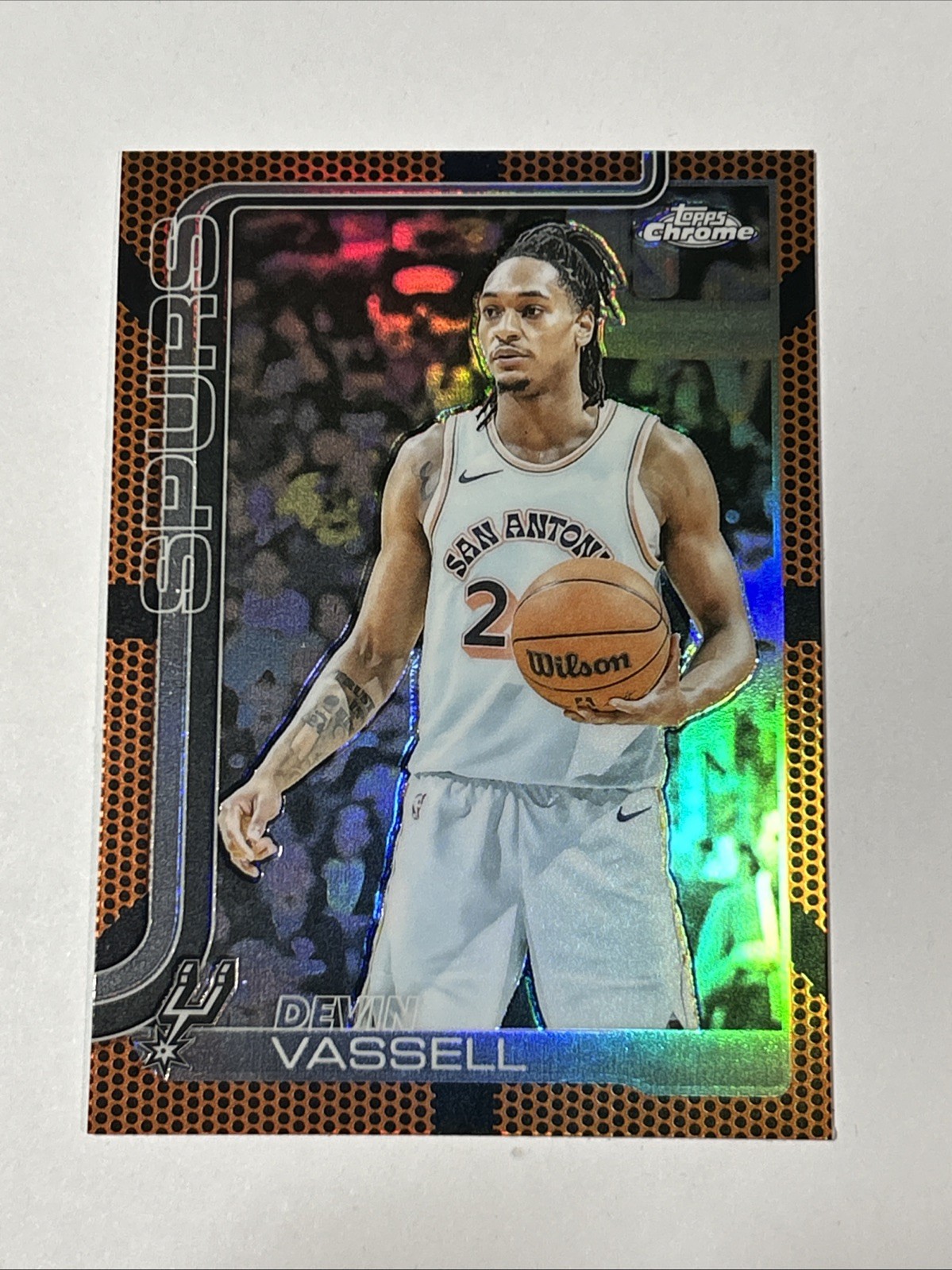 2025-26 Topps Chrome - Devin Vassell #202 Basketball Refractor