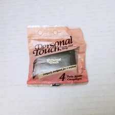 Schick Personal Touch 4 Refill Cartridges Twin Blade Aloe Moisturizing New