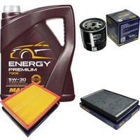 SCT Inspektionspaket 5L Mannol Energy 5W-30 FüR Opel Astra H 1.6 1.8 2.0 Turbo