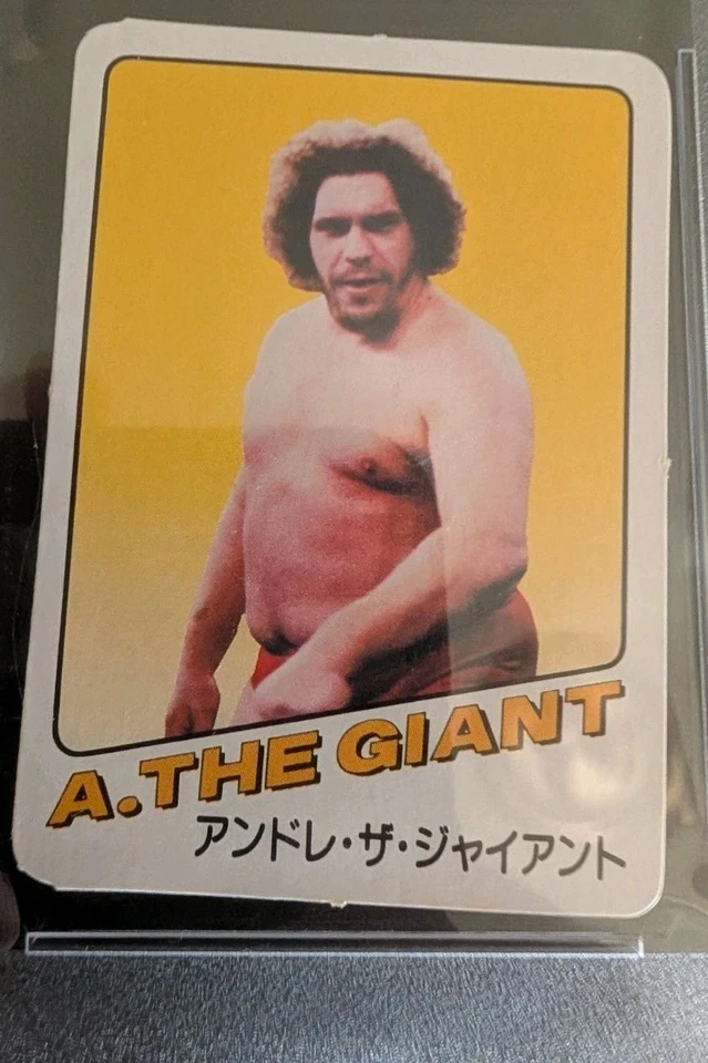 Tarjetas de juego de mesa 1981 Takara Wrestling #7 Andre The Giant RC PSA 8 POP 5 7 High Foto 3 de 4