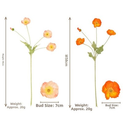 Einstieliger lebensechter künstlicher Blumenstrauß für Wohnkultur und Veranst
