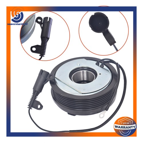 For 2002 2003-2008 Mini Cooper 6Groove AC Compressor Pulley Coil Kit w/Clutch - Picture 13 of 18