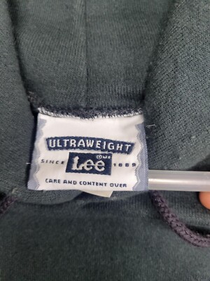 Vintage Lee Authentic Apparel Heavyweight Hoodie Landscaping
