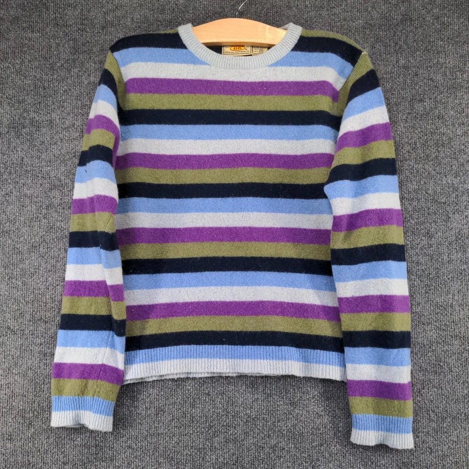 Suéter tejido Route 66 para mujer multicolor XL manga larga a rayas Foto 2 de 4