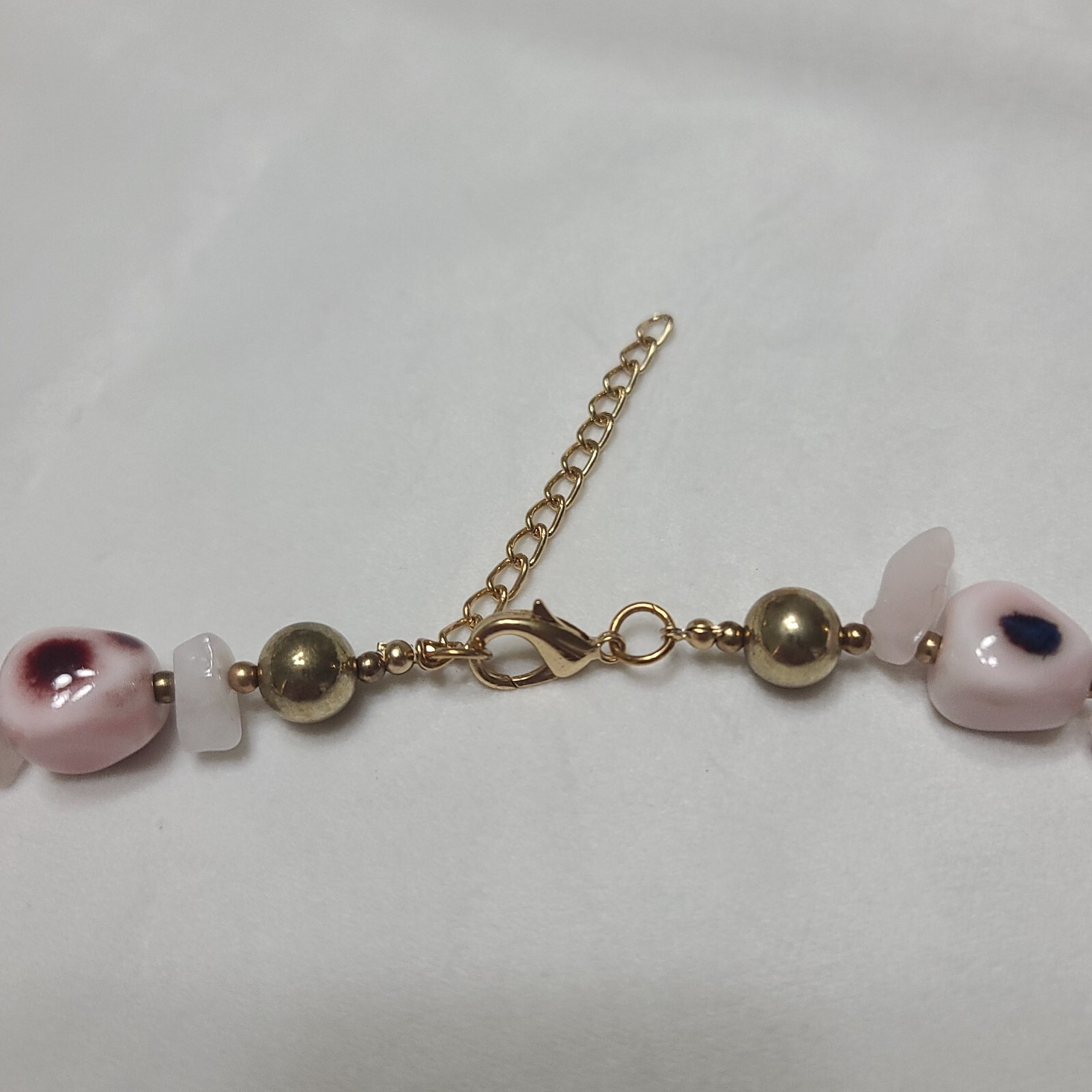 Gorgeous Statement Necklace Ceramic Shell & Tube … - image 10