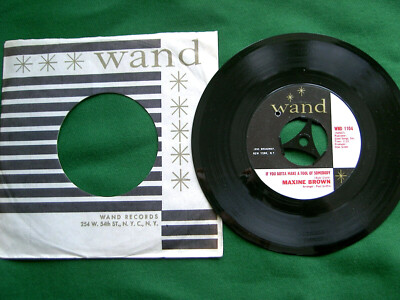 MAXINE BROWN - IF YOU GOTTA MAKE A FOOL OF SOMEBODY .(RARE UNPLAYED Orig U.S 45)