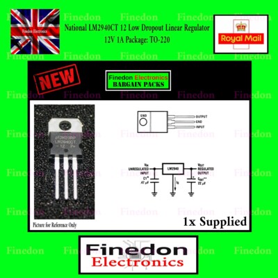 National LM2940CT 12V 3 Terminal Positive1A Low Dropout Regler TO-220
