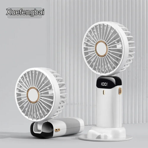 Mini Ventilatori da Scrivania Raffreddamento Aria Ventilatori Portatili USB Ricaricabile -Ventilatori Portatili - Foto 17 di 18