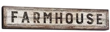 NEW!~30" Wood Box Sign Large~"FARMHOUSE"~Primitive/Country/Vintage/Farm/Farmer