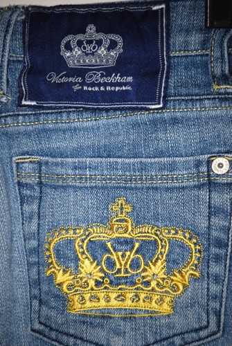 90s VICTORIA BECKHAM bootcut stonewash 