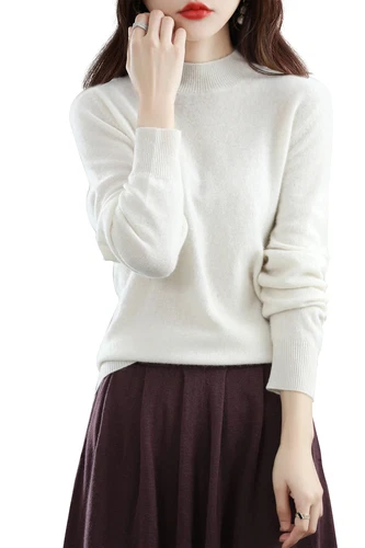 Women Knitted Sweaters Fashion V-Neck Top Sweater Autumn Warm Pullover Soft - Imagen 11 de 46