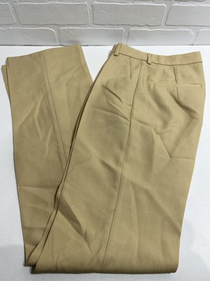 NWT! Very Nice Massimo Dutti Brown Belt Loop Pleated Dress Pants Size US 2  $86