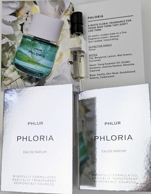 Phlur Phloria Eau De Parfum Spray Samples 2ml x3