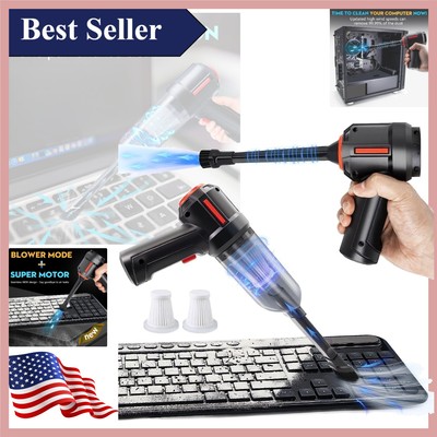 Efficient Cordless Keyboard Cleaner - Reusable Air Duster with Fast Charging