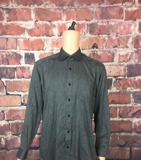 Claiborne Men's Long Sleeve dress shirt Gray size M