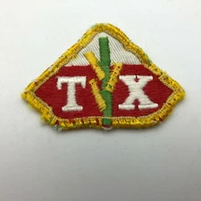 Vtg TX Seed Corn Agriculture Advertising Hat Cap Uniform Patch Y3 