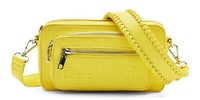 Desigual Half Logo 24 Cross Body Bag UmhäNgetasche Tasche Yellow Neu