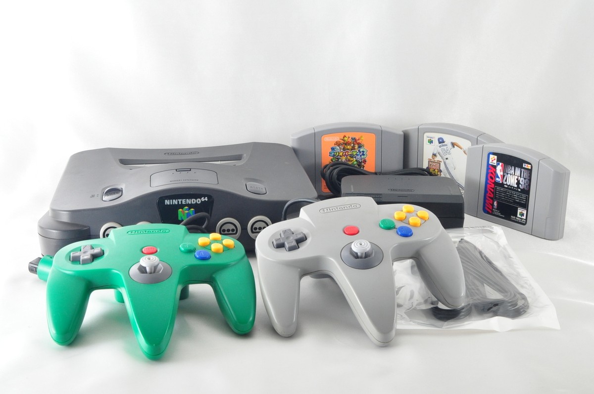 Nintendo Japanese NINTENDO 64 NUS-001 Console Bundle with