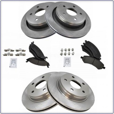 BREMSSCHEIBEN + BREMSKLÖTZE VORNE HINTEN FÜR DODGE RAM 1500 2002 - 2019