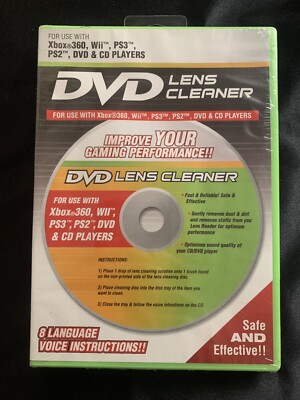 Playtech DVD Cleanser For DVD, Wii, Xbox 360, PS3, and CD Players