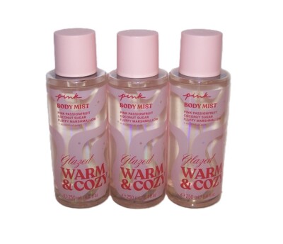 Warm & Cozy Glazed Body Mist 8.4 oz Victoria's Secret Pink Lot of