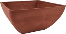 Arcadia Garden Products FBD30TC Simplicity Square Terra Cotta Color, 12 by 12 by