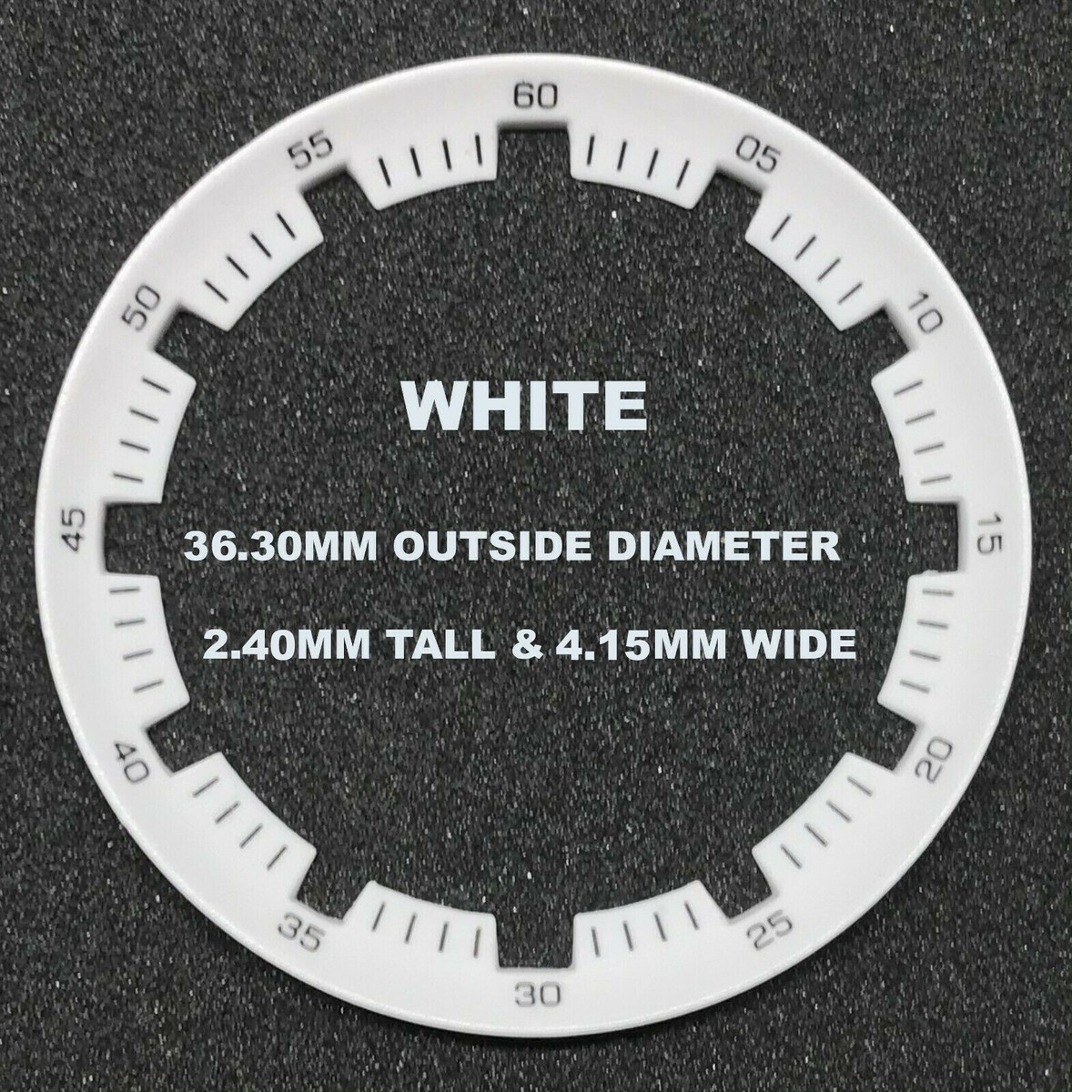 【373】サキページ DIAL CHAPTER INNER BEZEL RING WATCH PARTS BLACK BLUE WHITE
