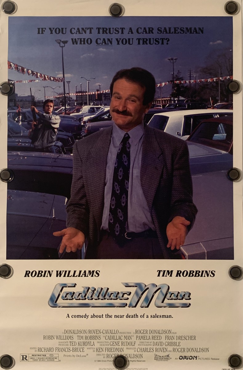 キャデラック・マン　USオリジナル映画ポスター CADILLAC MAN Original SS/Rolled 27