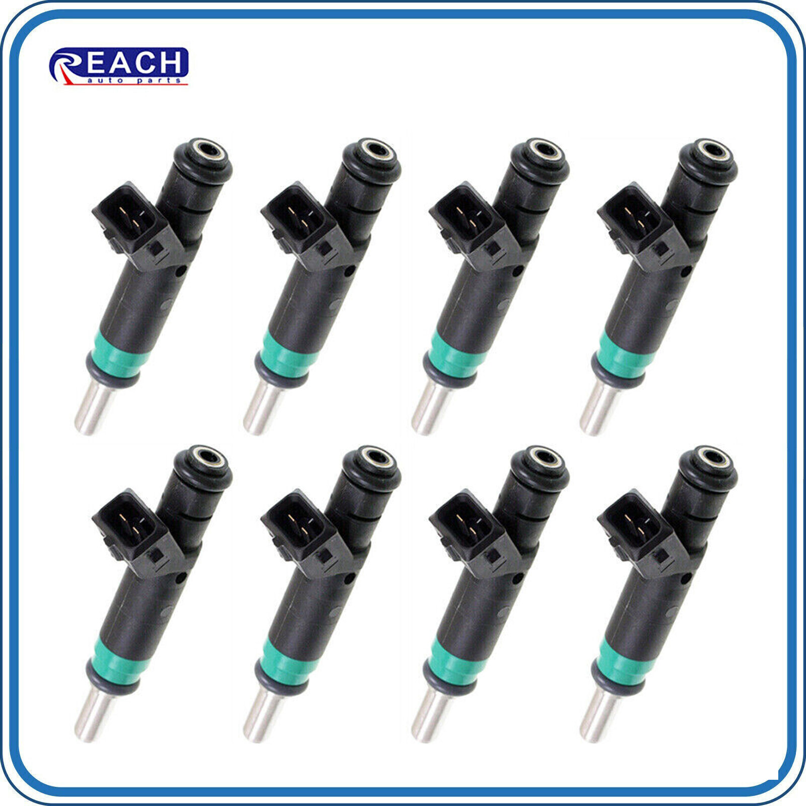 8Pcs New Fuel Injector For BMW 545I 550I 645CI 650I 745I 745LI 750I